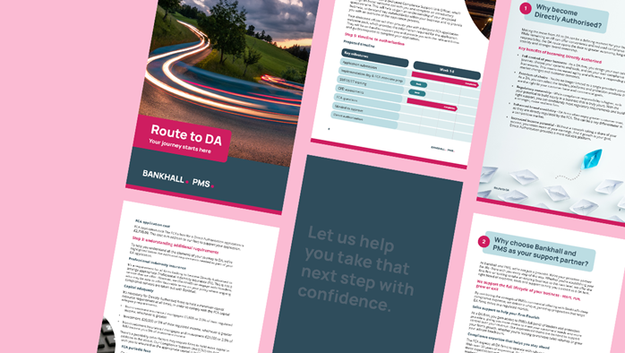 Take your first step toward becoming Directly Authorised with Bankhall and PMS! image